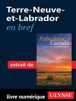 cover image of Terre-Neuve-et-Labrador en bref